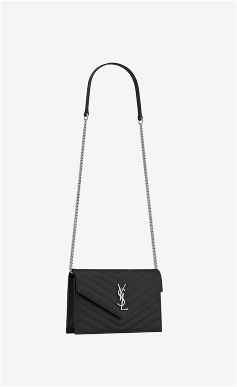 ysl envelope chain wallet uk|YSL cassandre envelope chain wallet.